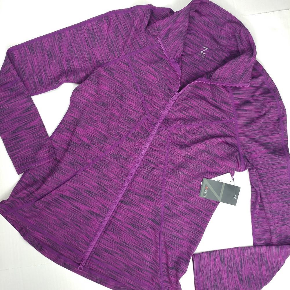 NWT Z by Zella Zip Up Purple Workout Yoga Jacket